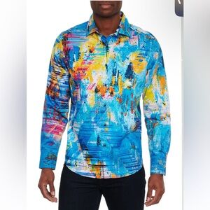 Robert Graham Limited Edition Bentonia Multicolor Button Shirt